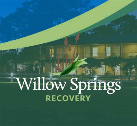 Willow springs recovery - Dialectical Behavior Therapy (DBT) SMART Recovery. Check Your Benefits. Sometimes talking over the phone is easier. We’re here to listen to your questions and help you get answers. Call us at: 877-654-0068 *. *As required by law, all communications with Willow Springs Recovery are 100% Confidential. 